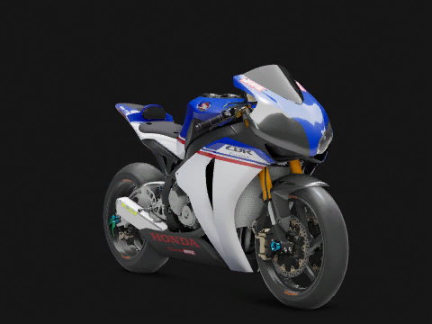Honda CBR 1000RR Fireblade EM 2008 - RIDE 5 motorcycle from Honda