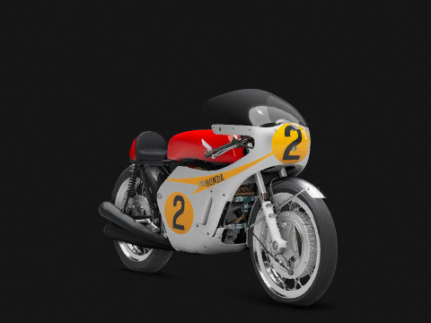 Honda RC181 Hailwood 1966 - RIDE 5 motorcycle from Honda