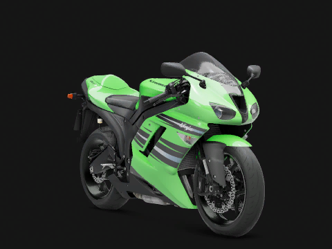 Kawasaki Ninja ZX 6R 2008 - RIDE 5 motorcycle from Kawasaki