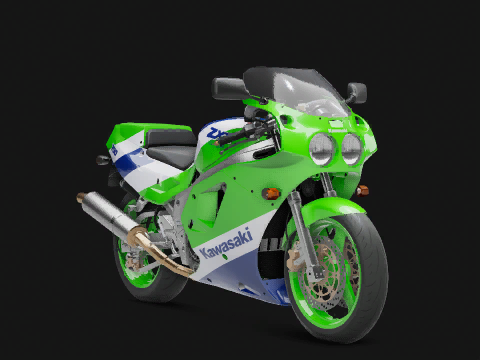 Kawasaki ZX R 750 1989 - RIDE 5 motorcycle from Kawasaki