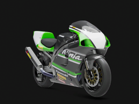 Kawasaki ZX 7RR RM 1996 - RIDE 5 motorcycle from Kawasaki