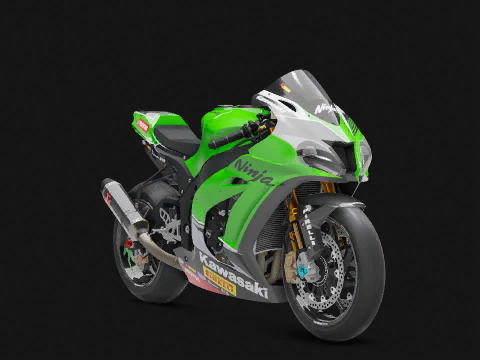 Kawasaki Ninja ZX 10RR EM 2019 - RIDE 5 motorcycle from Kawasaki
