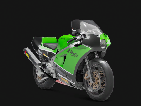 Kawasaki ZX R 750 EM 1989 - RIDE 5 motorcycle from Kawasaki