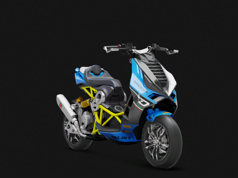 Italjet Dragster 200 CC RM 2022 - RIDE 5 motorcycle from Italjet