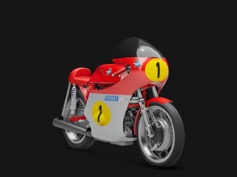 MV-Agusta 500cc Three Agostini 1969 - RIDE 5 motorcycle from MV-Agusta