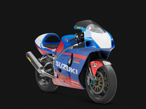 Suzuki GSX R 750 SRAD RM 1998 - RIDE 5 motorcycle from Suzuki