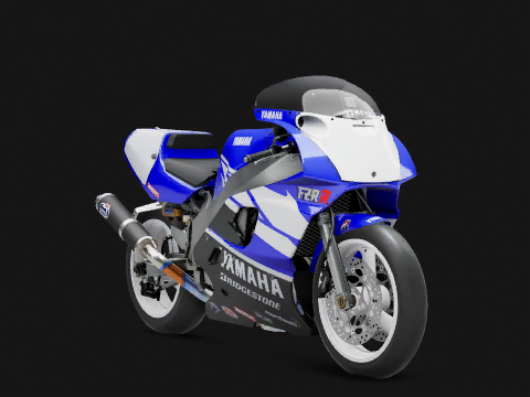 Yamaha FZR 750 R OW 01 RM 1989 1989